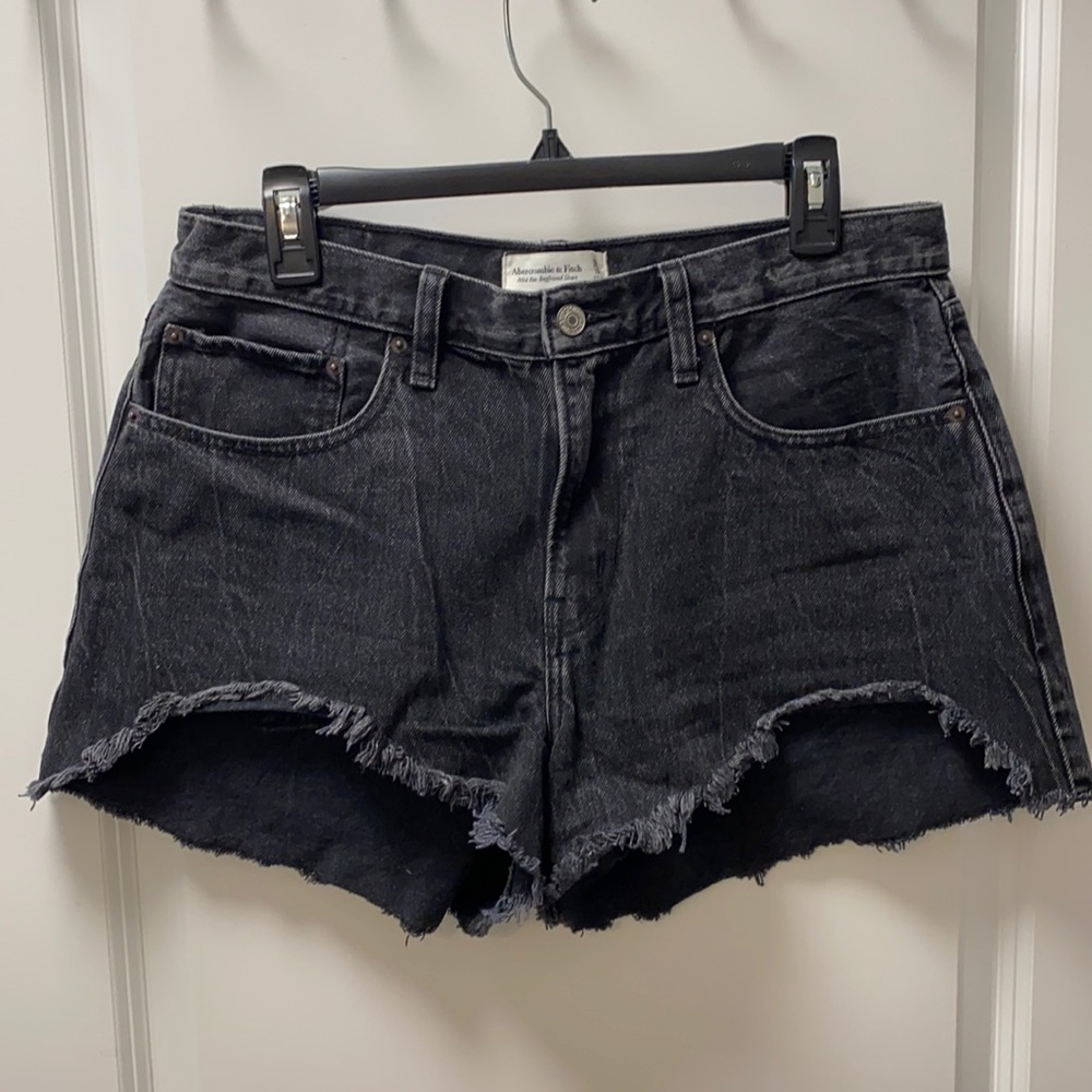 Abercrombie & Fitch Curve Love Boyfriend Shorts